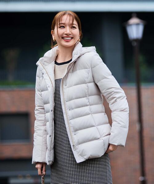 未使用●ダウン ジャケット ロング コート フランス ホワイトダックダウン15号 フランス産ホワイトダックダウン／FP800保温性◎／抗菌防臭／手洗い可