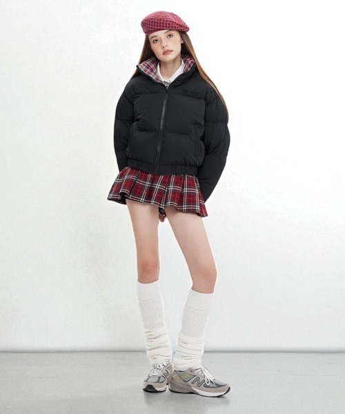 mushwear(マッシュウェア)の「リバーシブル チェックショートジャケット(ダウンジャケット/コート・メンズ・ブルー/ブラック・LARGE/MEDIUM/SMALL)」の5枚目の写真