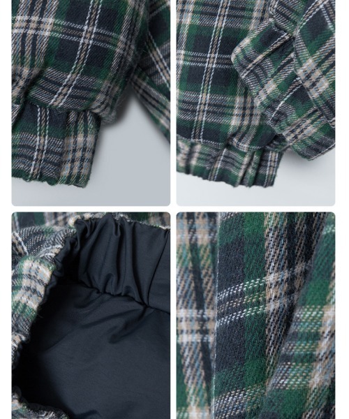 mushwear(マッシュウェア)の「リバーシブル チェックショートジャケット(ダウンジャケット/コート・メンズ・ブルー/ブラック・LARGE/MEDIUM/SMALL)」の13枚目の写真