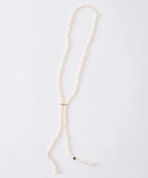 Liesse（リエス）の「《別注》【EO/イオ】PEARL/RED TIGER EYE NECKLACE（ロング）（ネックレス）」
