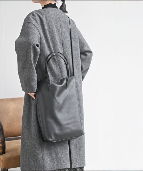 rps(アールピーエス)の「フェイクレザーショルダーBAG(ショルダーバッグ・レディース・アイボリー/ブラック/ボルドー/ブラウン/モカ・フリー)」の16枚目の写真