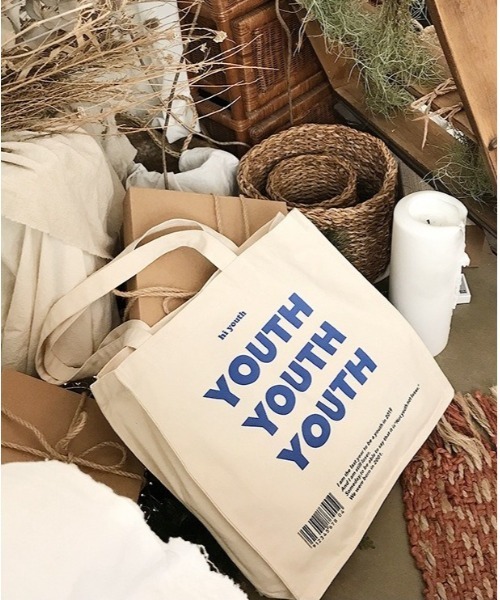 BACKYARD FAMILY（バックヤードファミリー）の「キャンバストートバッグ YOUTH yyeyu1812（トートバッグ・レディース・ホワイト系2/ホワイト系1・B/A）」の13枚目の写真
