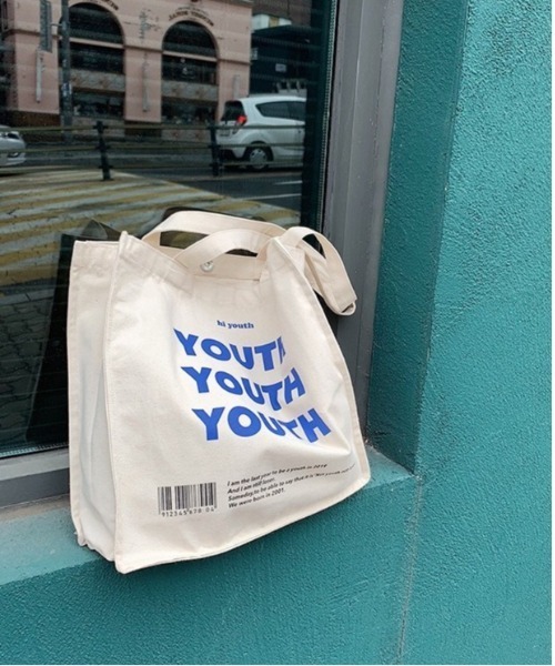 BACKYARD FAMILY（バックヤードファミリー）の「キャンバストートバッグ YOUTH yyeyu1812（トートバッグ・レディース・ホワイト系2/ホワイト系1・B/A）」の18枚目の写真