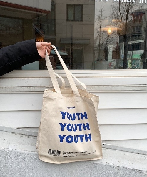 BACKYARD FAMILY（バックヤードファミリー）の「キャンバストートバッグ YOUTH yyeyu1812（トートバッグ・レディース・ホワイト系2/ホワイト系1・B/A）」の21枚目の写真