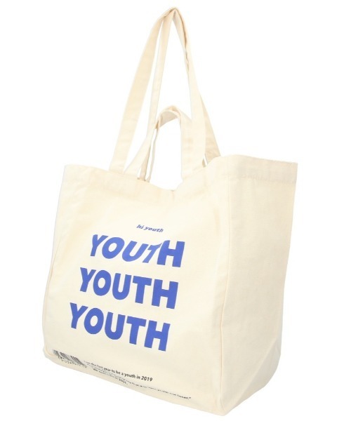 BACKYARD FAMILY（バックヤードファミリー）の「キャンバストートバッグ YOUTH yyeyu1812（トートバッグ・レディース・ホワイト系2/ホワイト系1・B/A）」の10枚目の写真