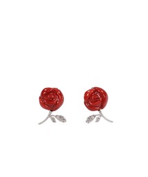 YVMIN(C~)CERAMICS ROSE EARRING(CO)
