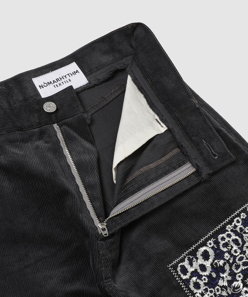 NOMA t.d.（ノーマティーディー）の「Bandana Embroidery Corduroy Pants（その他パンツ・メンズ・ブラウン/グレー・3/2）」の4枚目の写真