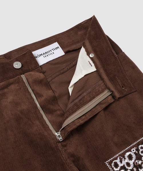 NOMA t.d.（ノーマティーディー）の「Bandana Embroidery Corduroy Pants（その他パンツ・メンズ・ブラウン/グレー・3/2）」の10枚目の写真