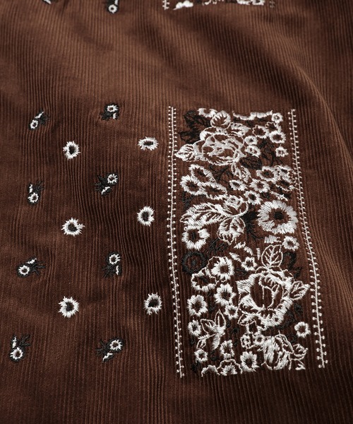 NOMA t.d.（ノーマティーディー）の「Bandana Embroidery Corduroy Pants（その他パンツ・メンズ・ブラウン/グレー・3/2）」の11枚目の写真