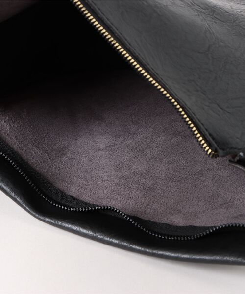 florist(フローリスト)の「2WAY/3WAY ヴィンテージレザー調ラウンドショルダーバッグ(ショルダーバッグ・レディース・アッシュブラウン/モカ/ブラック・FREE)」の6枚目の写真