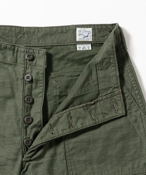 orSlow（オアスロウ）の「【別注】orSlow / U.S ARMY FATIGUE PANTS（その他パンツ・メンズ・オリーブ・2(M)/3(L)/4(XL)）」の4枚目の写真