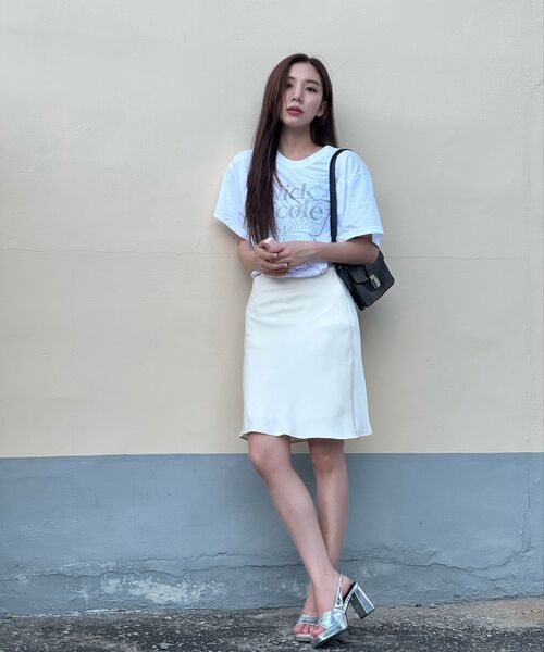 NICK&NICOLE(ニックアンドニコール)の「BIG BUTTERFLY SLEEVE TOP_WHITE SILVER(Tシャツ/カットソー・レディース・その他・FREE)」の7枚目の写真