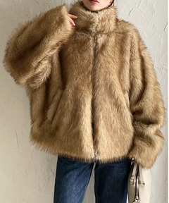 ファーショートコート（その他アウター）｜Kastane（カスタネ）の