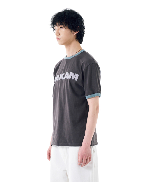 AAKAM(アーカム)の「Logo Patch Ringer Top (Dark Gray)(Tシャツ/カットソー・レディース・その他・WOMENS/2)」の5枚目の写真