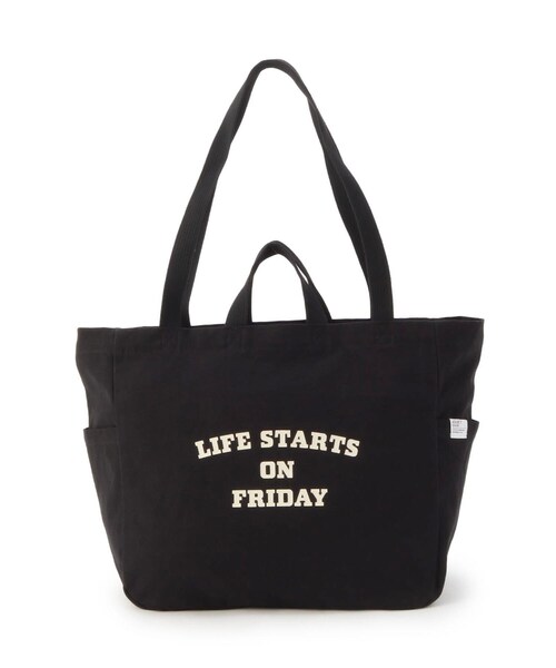 one'sterrace(ワンズテラス)の「【A4可】JOUET ジョエット FRIDAYロゴトート(トートバッグ・レディース・ライトグレー系8/カーキ系5/ブラック系8・99)」の4枚目の写真