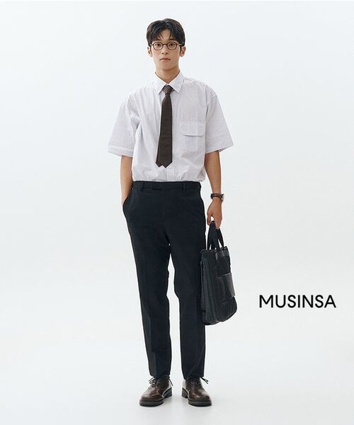 MUSINSA STANDARD(ムシンサスタンダード)の「リラックスベーシックブレザー【ネイビー】(テーラードジャケット・メンズ・その他・X-LARGE/XX-LARGE/MEDIUM/LARGE)」の11枚目の写真