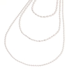 LEPSIM | ステンレス3連ボールネックレス　608080(ネックレス)