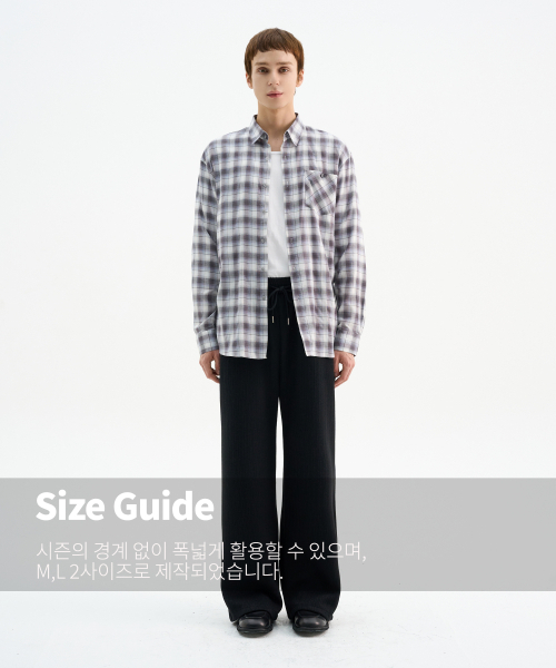 TRIP LE SENS(トリップ ル センス)の「マルーン CA チェックシャツ_ブルーブラウン(シャツ/ブラウス・メンズ・その他・LARGE/MEDIUM)」の5枚目の写真