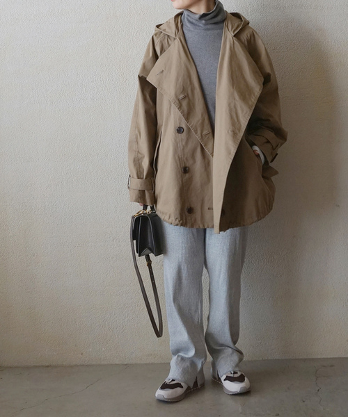 JOURNAL STANDARD LUXE（ジャーナルスタンダード　ラックス）の「カシミヤ タートルネックプルオーバー（ニット/セーター・レディース・チャコールグレー/ホワイト/ブラウン/スカイブルー・FREE）」の9枚目の写真