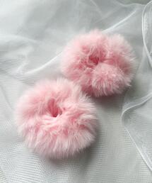 WEGO | WEGO/【2点セット】ファーヘアゴム(ヘアゴム)