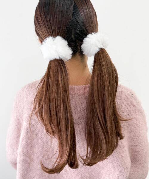 WEGO（ウィゴー）の「WEGO/【2点セット】ファーヘアゴム（ヘアゴム・レディース・ホワイト/ライトピンク・FREE）」の21枚目の写真