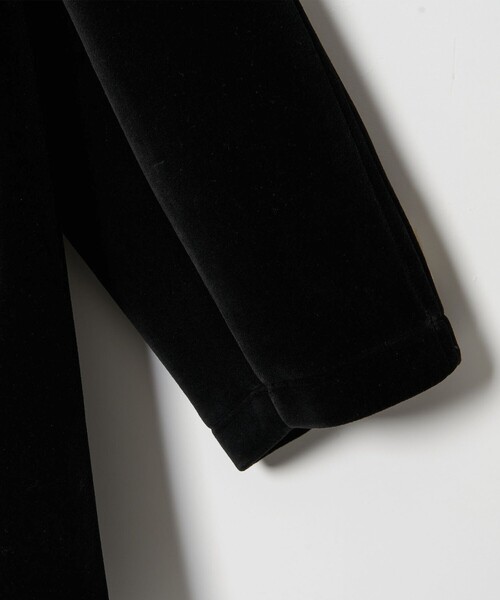 conte＞ベルベット ボンディング Pコート（ピーコート）｜conte