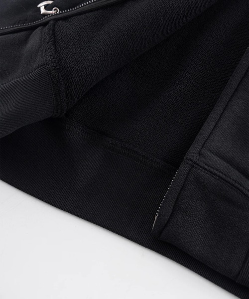 SUPPLIER（サプライヤー）の「SUPPLIER/サプライヤー Tribal Bones Pierced Zip Hoodie トライバル柄 オリジナルピアス付き フーディー（パーカー・メンズ・ブラック/グレー・M/L/XL）」の10枚目の写真