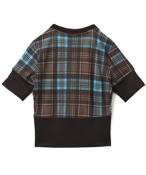 adidas（アディダス）の「adidas CHECKED V-NECK SHIRT WITH BUTTONS / アディダス チェック V-ネック シャツ ウィズ ボタン シャツ（ニット/セーター・レディース・マルチ・S/M/L）」の8枚目の写真