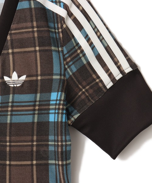adidas（アディダス）の「adidas CHECKED V-NECK SHIRT WITH BUTTONS / アディダス チェック V-ネック シャツ ウィズ ボタン シャツ（ニット/セーター・レディース・マルチ・S/M/L）」の5枚目の写真