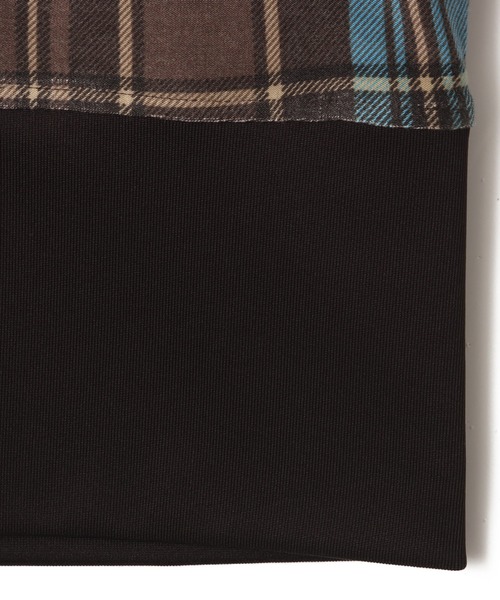 adidas（アディダス）の「adidas CHECKED V-NECK SHIRT WITH BUTTONS / アディダス チェック V-ネック シャツ ウィズ ボタン シャツ（ニット/セーター・レディース・マルチ・S/M/L）」の7枚目の写真