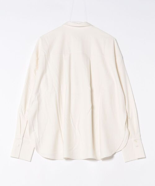 CIEL'AIR（シエルエアー）の「OVERSHIRT（ｵｰﾊﾞｰｼｬﾂ）（シャツ/ブラウス・レディース・モカ/オフホワイト・FREE）」の6枚目の写真