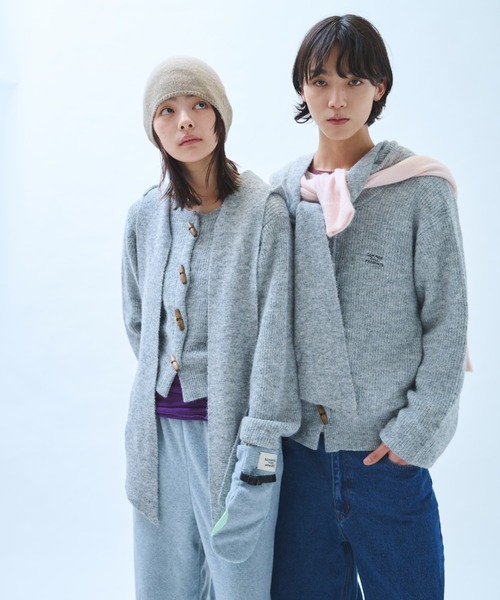 凍り声でトグルカーデとバラクラバのセット 凍り声でトグルカーデとバラクラバのセット（ニット/セーター