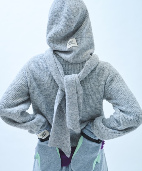 凍り声でトグルカーデとバラクラバのセット 凍り声でトグルカーデとバラクラバのセット（ニット/セーター