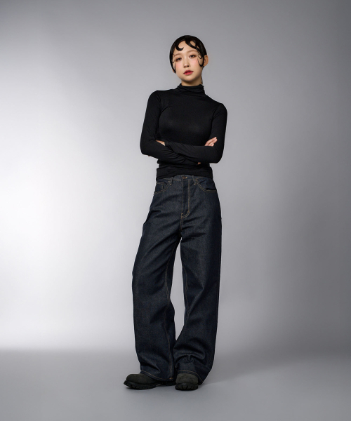 LAUGHER(ラファー)の「CARGO DENIM Pants - DEEP BLUE(デニムパンツ・レディース・その他・MEDIUM/LARGE)」の8枚目の写真