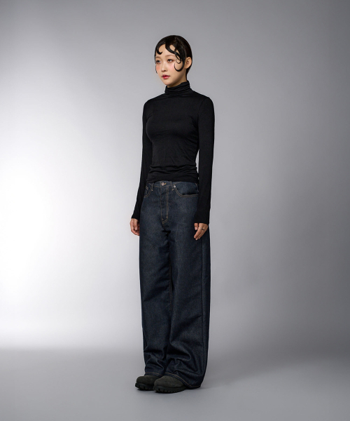 LAUGHER(ラファー)の「CARGO DENIM Pants - DEEP BLUE(デニムパンツ・レディース・その他・MEDIUM/LARGE)」の10枚目の写真