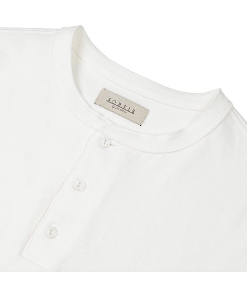 sortie(ソルティ)の「Utility Henly neck Long Sleeve (White)(Tシャツ/カットソー・メンズ・その他・X-LARGE/LARGE/MEDIUM)」の3枚目の写真