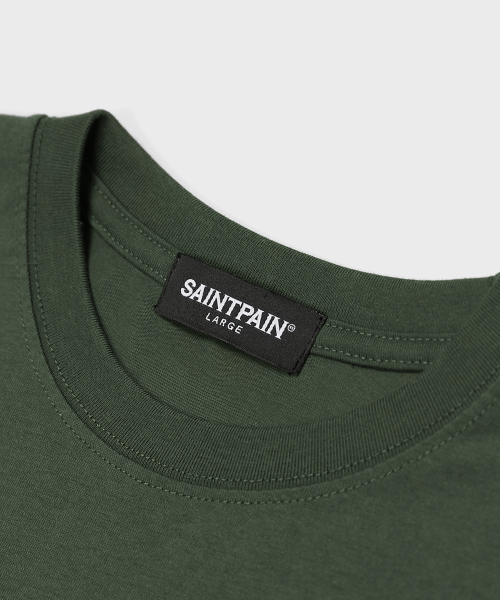 SAINTPAIN（セイントペイン）の「SPフラッグ半袖Tシャツカーキ（Tシャツ/カットソー・メンズ・その他・MEDIUM/LARGE）」の2枚目の写真