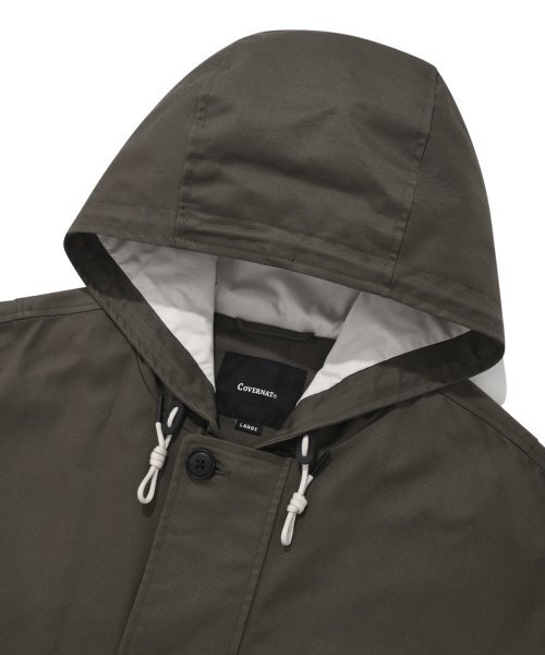 COVERNAT(カバーナット)の「フードパーカーコートジャケットカーキ(ミリタリージャケット・レディース・その他・LARGE/X-LARGE/MEDIUM/SMALL/XX-LARGE)」の4枚目の写真