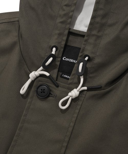 COVERNAT(カバーナット)の「フードパーカーコートジャケットカーキ(ミリタリージャケット・レディース・その他・LARGE/X-LARGE/MEDIUM/SMALL/XX-LARGE)」の5枚目の写真