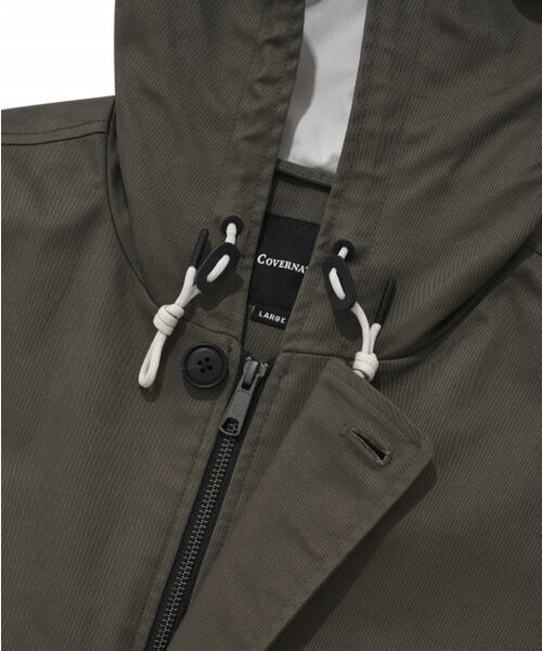 COVERNAT(カバーナット)の「フードパーカーコートジャケットカーキ(ミリタリージャケット・レディース・その他・LARGE/X-LARGE/MEDIUM/SMALL/XX-LARGE)」の6枚目の写真