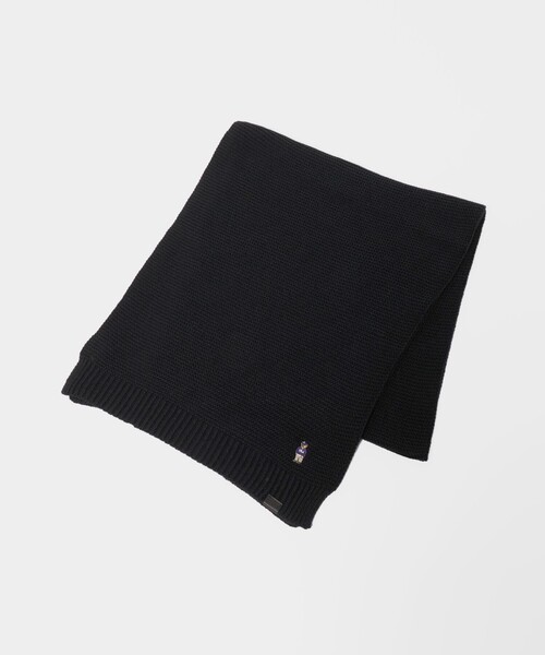 INFIELDER DESIGN(インフィールダーデザイン)の「【別注】<INFIELDER DESIGN>BEAR ニット マフラー(マフラー・メンズ・グレー系/ブラック/ダークブラウン・FREE)」の4枚目の写真
