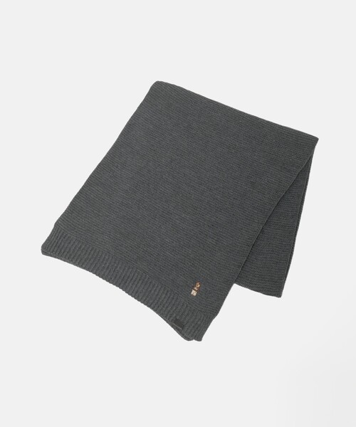INFIELDER DESIGN(インフィールダーデザイン)の「【別注】<INFIELDER DESIGN>BEAR ニット マフラー(マフラー・メンズ・グレー系/ブラック/ダークブラウン・FREE)」の8枚目の写真