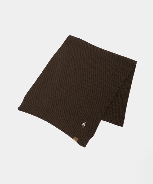INFIELDER DESIGN(インフィールダーデザイン)の「【別注】<INFIELDER DESIGN>BEAR ニット マフラー(マフラー・メンズ・グレー系/ブラック/ダークブラウン・FREE)」の12枚目の写真
