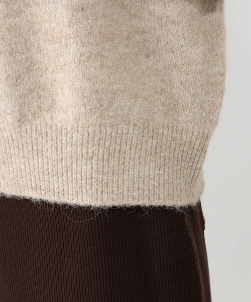 GLOBAL WORK（グローバルワーク）の「フェアアイル柄ニットプルオーバー/606417（ニット/セーター・レディース・ライトベージュ/グレー・LARGE/MEDIUM）」の17枚目の写真