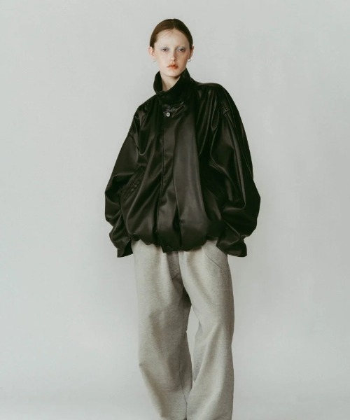 Knuth Marf voluminous leather jacket（その他アウター）｜Knuth Marf