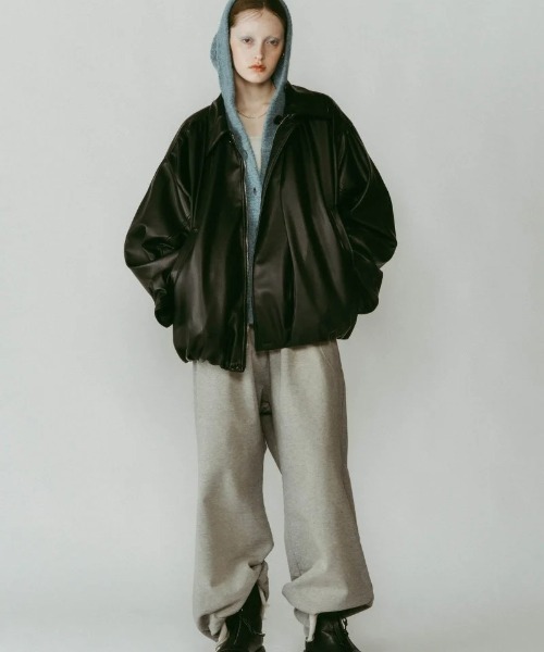 Knuth Marf voluminous leather jacket（その他アウター）｜Knuth Marf