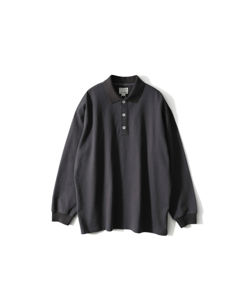 HORLISUN（ホーリーサン）の「Sumerset Long Pique Pullover Shirt Charcoal（ポロシャツ・レディース・その他・LARGE/SMALL/MEDIUM）」の2枚目の写真