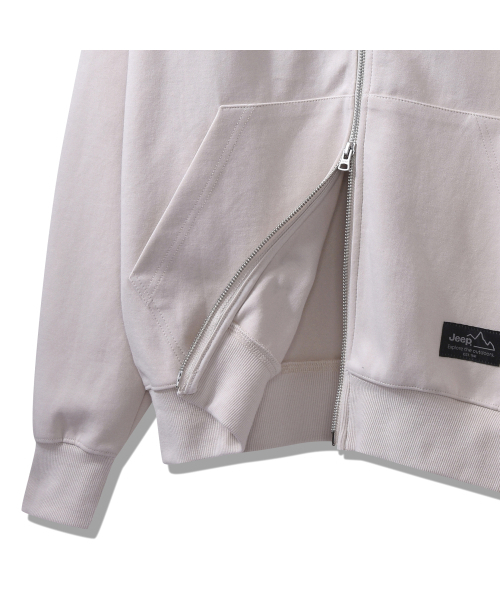 JEEP（ジープ）の「[330g] 2way ピークロゴ フードパーカー (JP5TZU012LE)（パーカー・レディース・その他・MEDIUM/LARGE/X-LARGE/SMALL）」の9枚目の写真