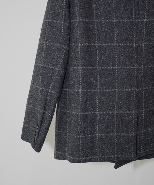 chuclla（チュクラ）の「【YOUYILIN】アーガイルパッチ テーラードジャケット CHYOUW25a008（テーラードジャケット・レディース・ダークグレー・L/M）」の16枚目の写真