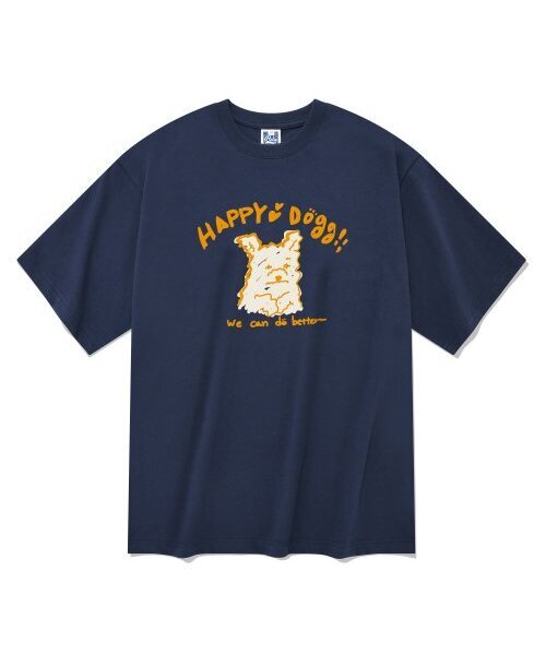 RADINEO(ラディネオ)の「ハッピードギ 半袖Tシャツ ネイビー(Tシャツ/カットソー・メンズ・その他・LARGE/MEDIUM/SMALL/X-LARGE)」の1枚目の写真
